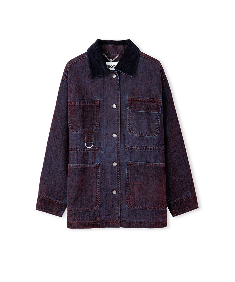 Ipekyol  Contrast Velvet Collar Coat for Women | Best Price UAE